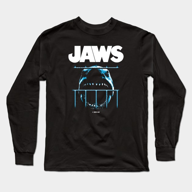 Jaws movie Long Sleeve T-Shirt by TMBTM
